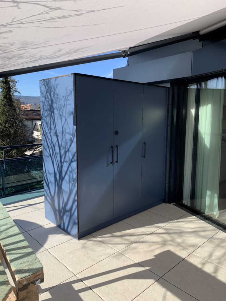 Réalisation d'une armoire de l'ébénisterie Penel Agencement